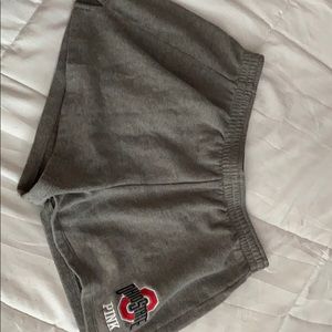 Ohio State PINK Fleece shorts